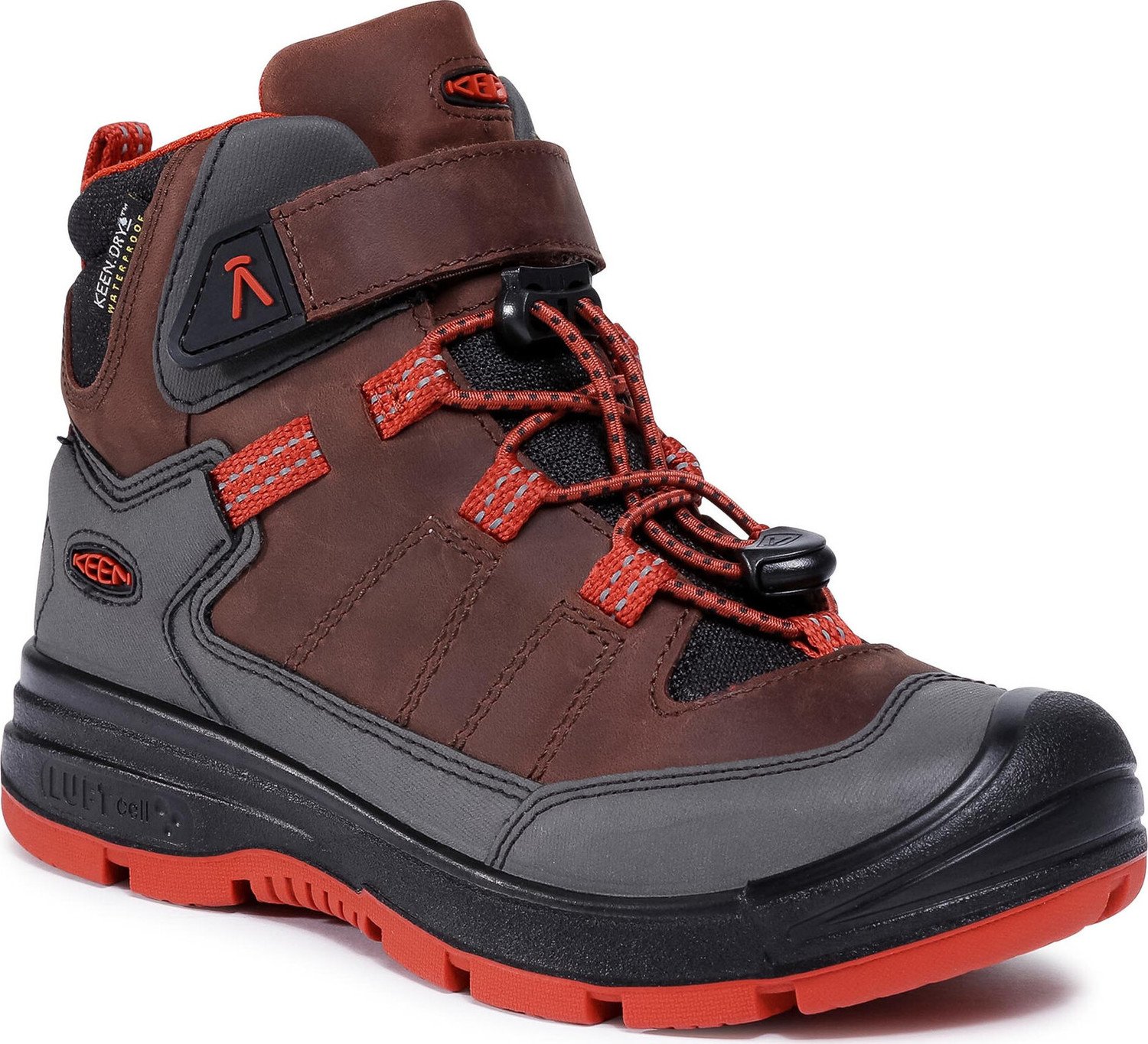 Trekingová obuv Keen Redwood Mid Wp 1023888 Coffe Bean/Picante