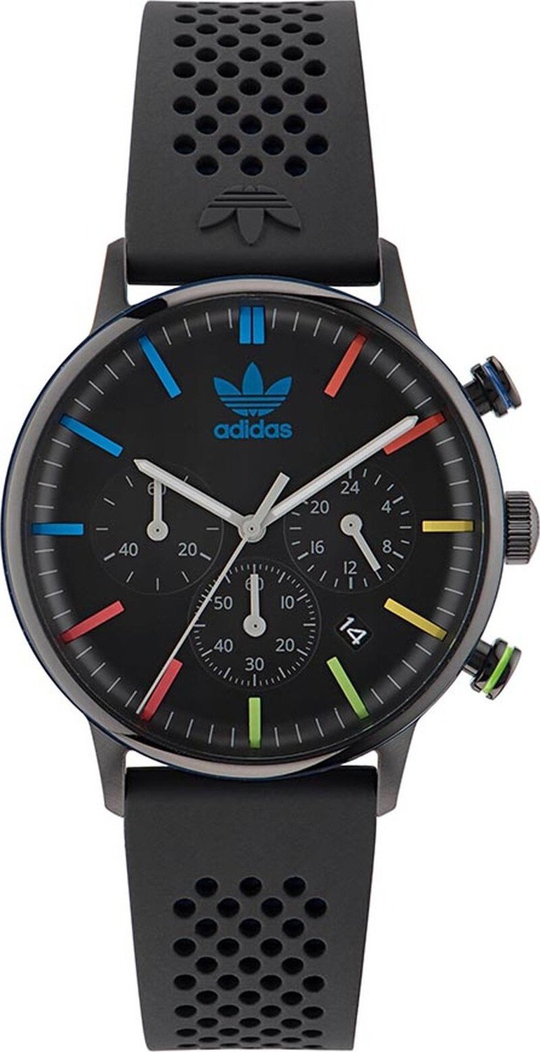 Hodinky adidas Originals Code One Chrono Watch AOSY23021 Black