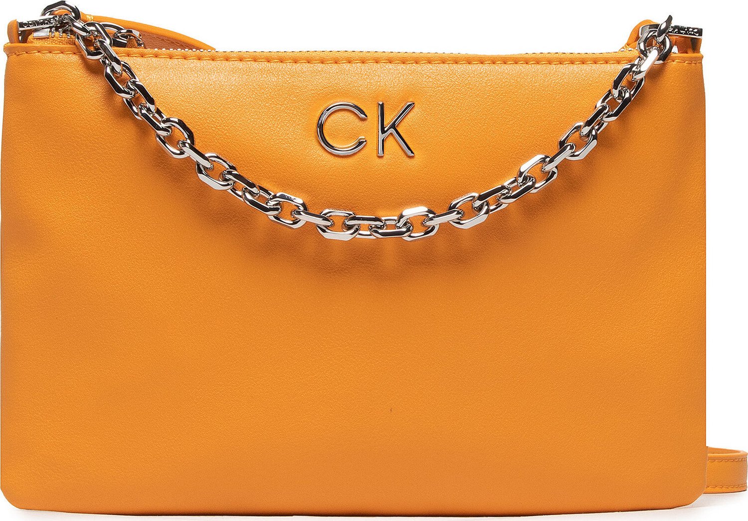 Kabelka Calvin Klein Jeans Re Lock Ew Crossbody W Chain K60K609115 Orange Flash SCD