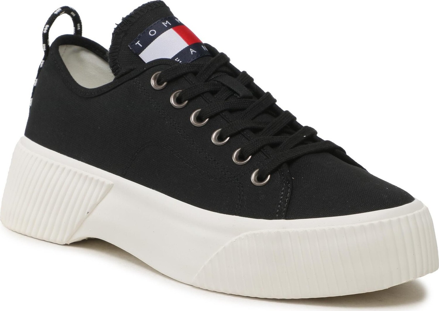 Sneakersy Tommy Jeans Tjm Vulcanized Platform EM0EM01197 Black BDS