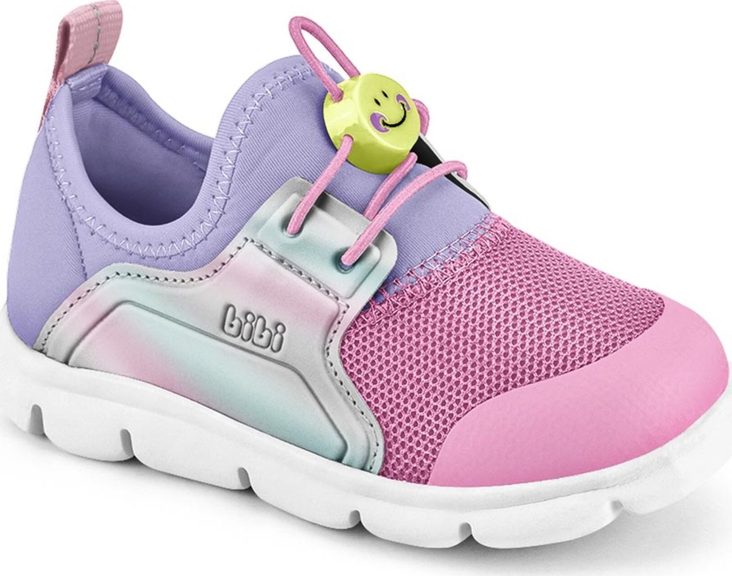 Sneakersy Bibi Energy Baby New II 1107214 Candy/Lavander/Holografico