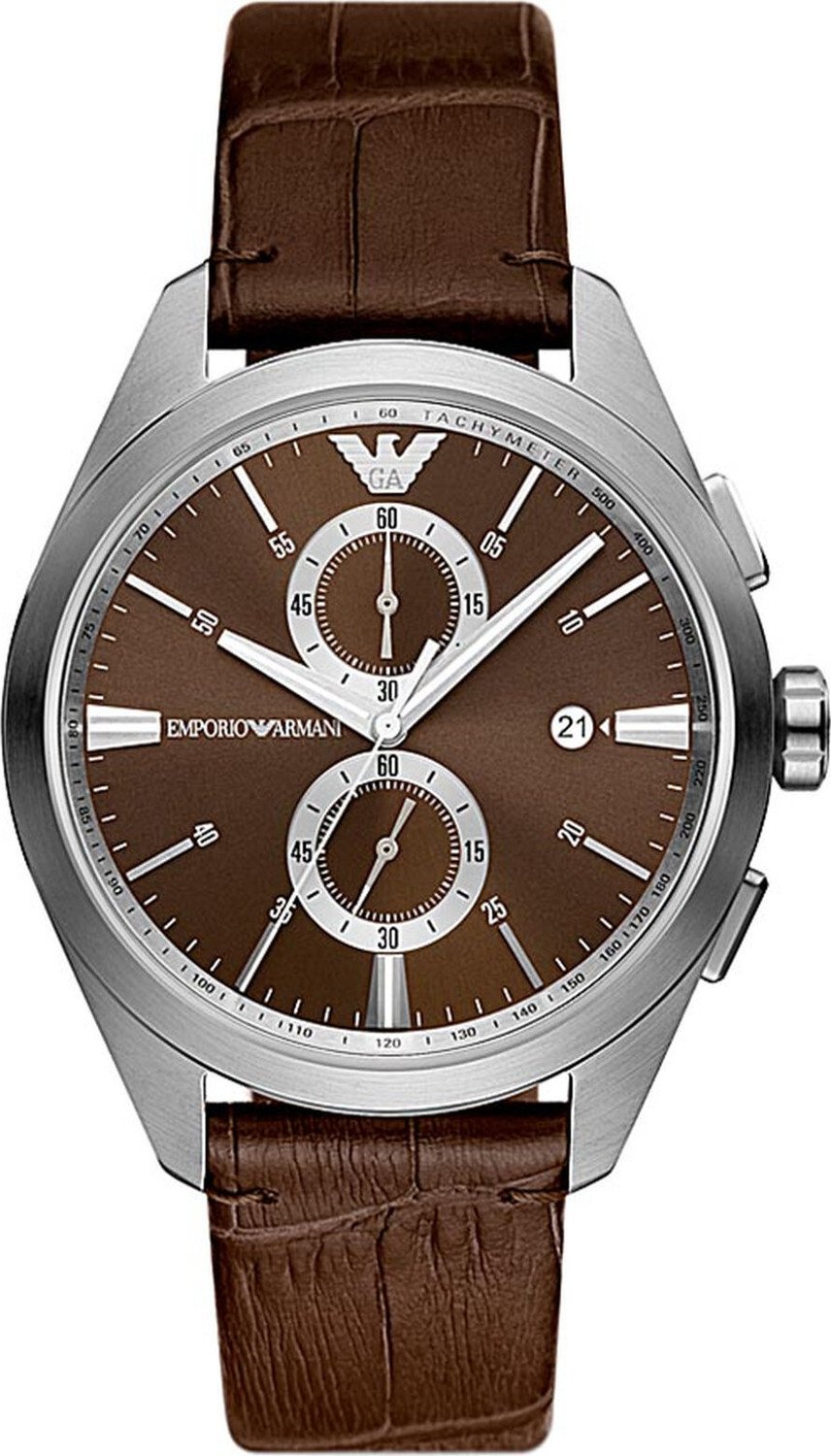 Hodinky Emporio Armani AR11482 Brown/Silver