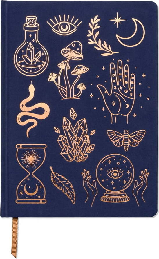 Zápisník 200 stránek formát A4 Mystic Icons – DesignWorks Ink