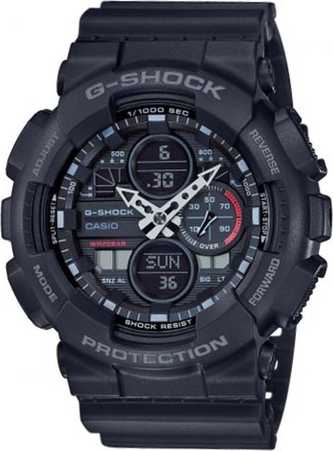 Hodinky G-Shock GA-140-1A1ER Black/Black