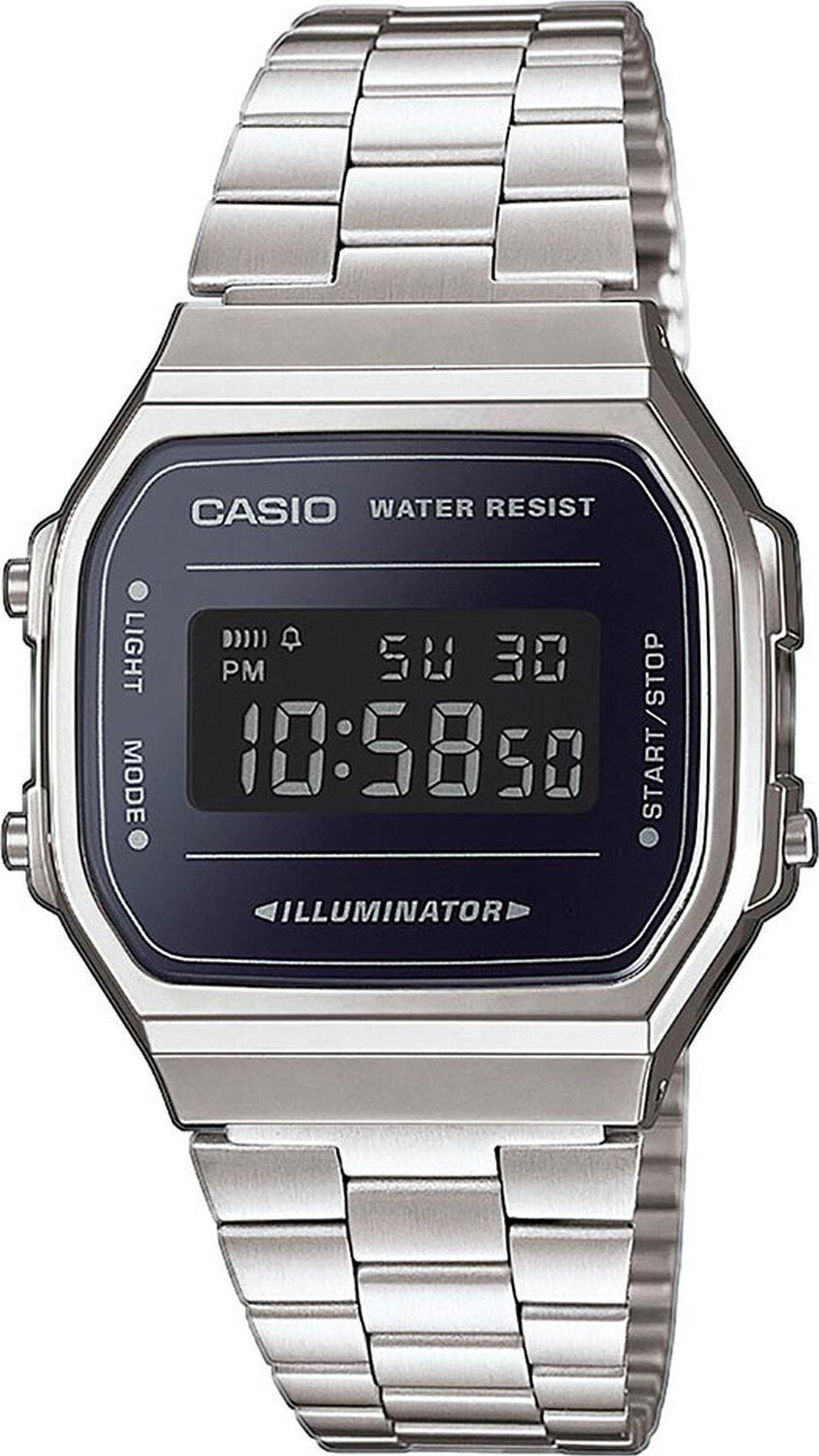 Hodinky Casio Vintage A168WEM-1EF Silver/Silver