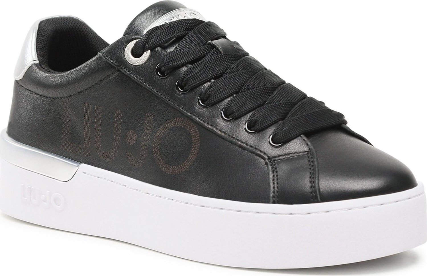 Sneakersy Liu Jo Silvia 65 BA3025 PX026 Black/Silver 01039