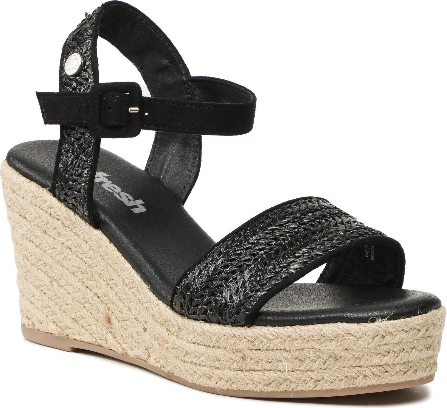 Espadrilky Refresh 170536 Black