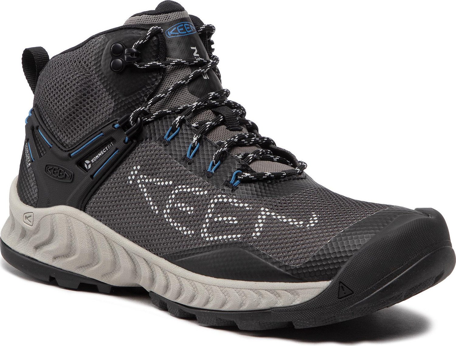 Trekingová obuv Keen Nxis Evo Mid Wp 1026108 Magnet/Bright Cobalt