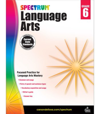 Spectrum Language Arts, Grade 6 (Spectrum)(Paperback)
