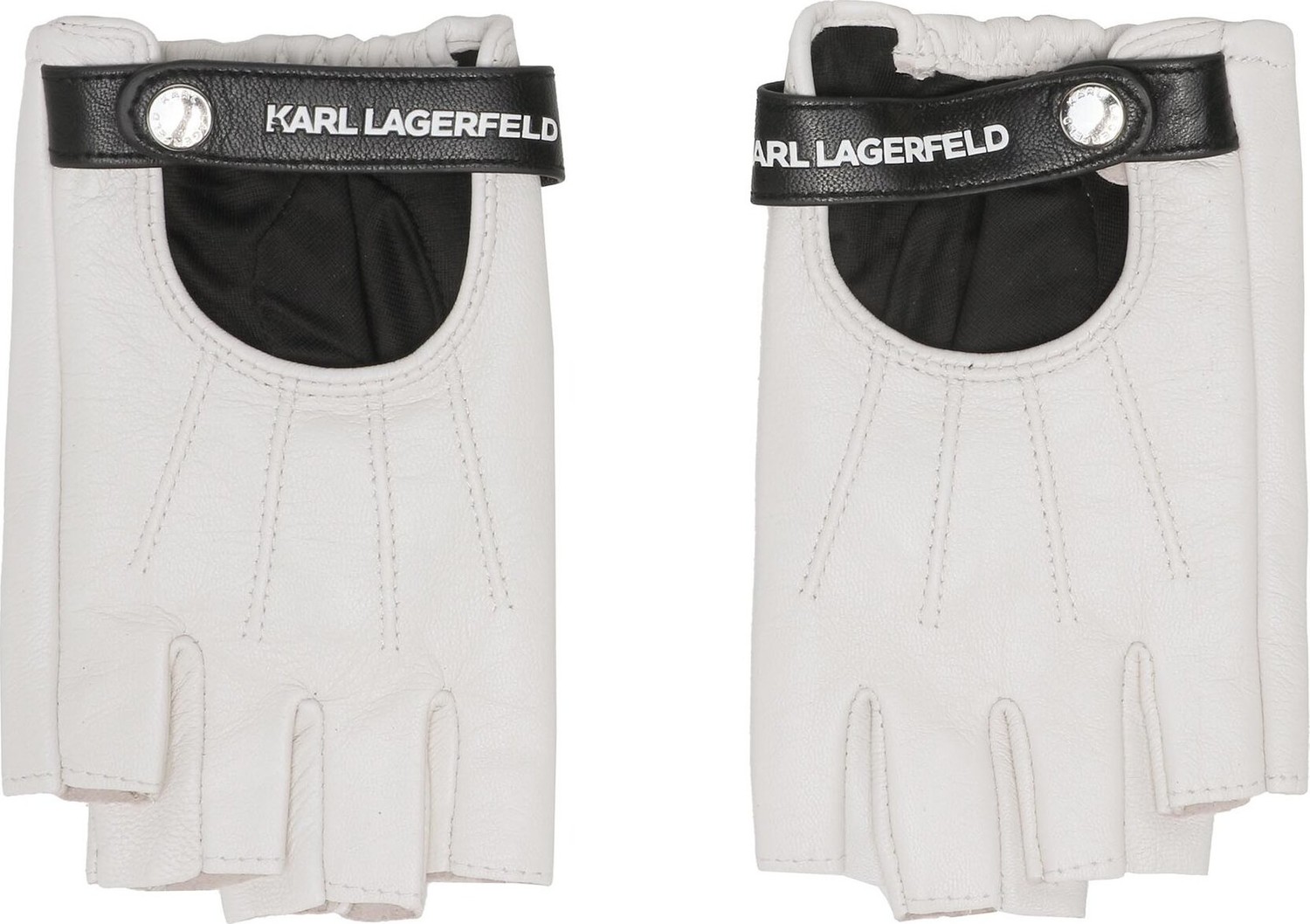 Dámske rukavice KARL LAGERFELD 231W3604 Off White A110