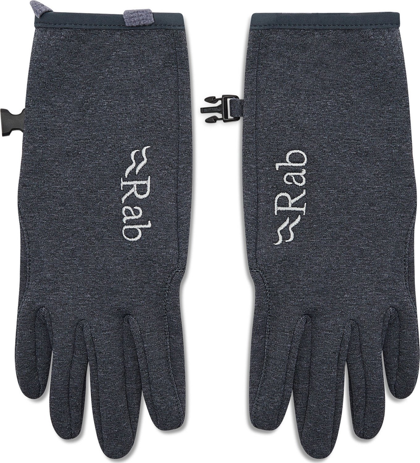 Pánske rukavice Rab Geon Gloves QAJ-01-BL-S Black/Steel Marl
