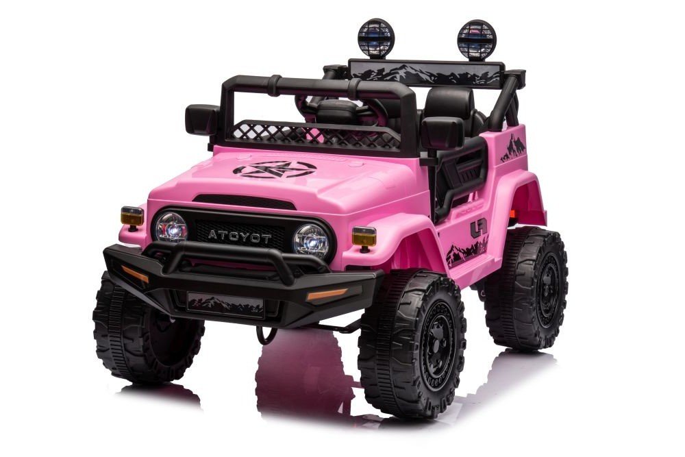 mamido Elektrické autíčko Toyota FJ Cruiser 4x4 180W růžové
