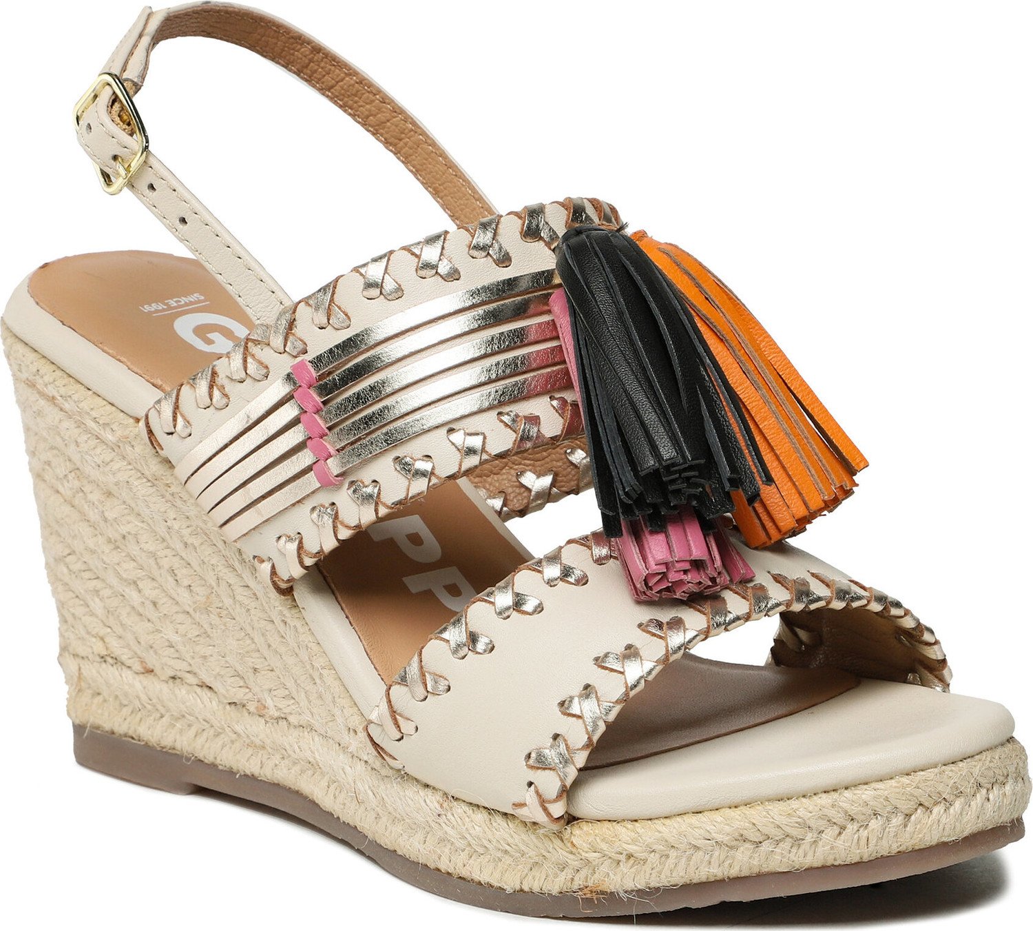 Espadrilky Gioseppo SILVANIA 69196-P Off-White