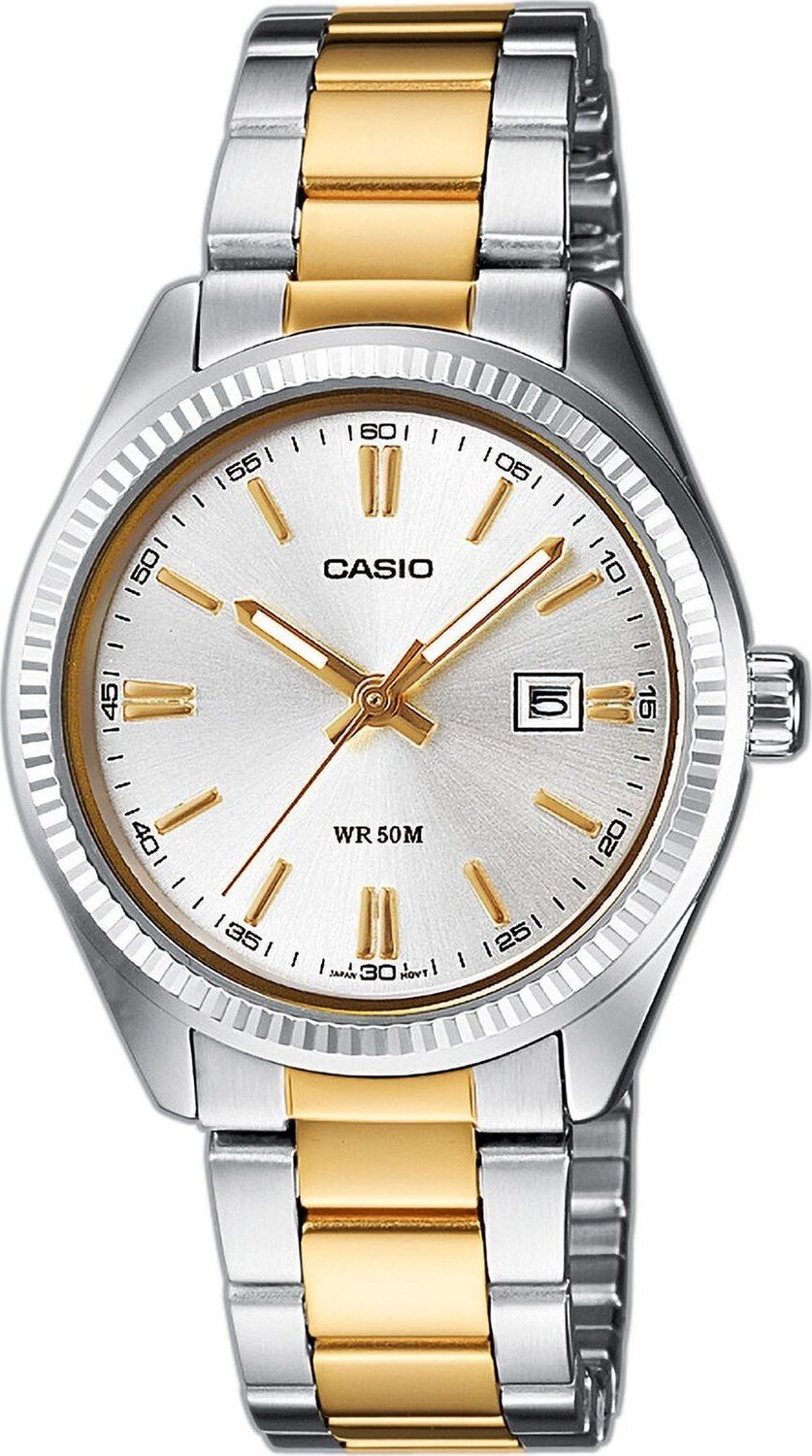 Hodinky Casio LTP-1302PSG-7AVEG Silver/Gold