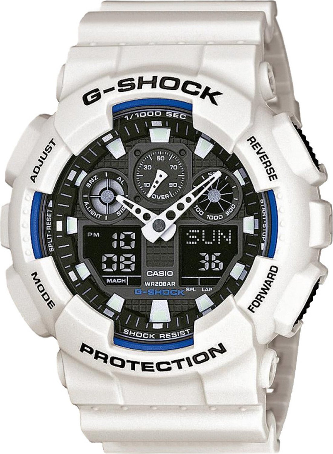 Hodinky G-Shock GA-100B-7AER White/Black