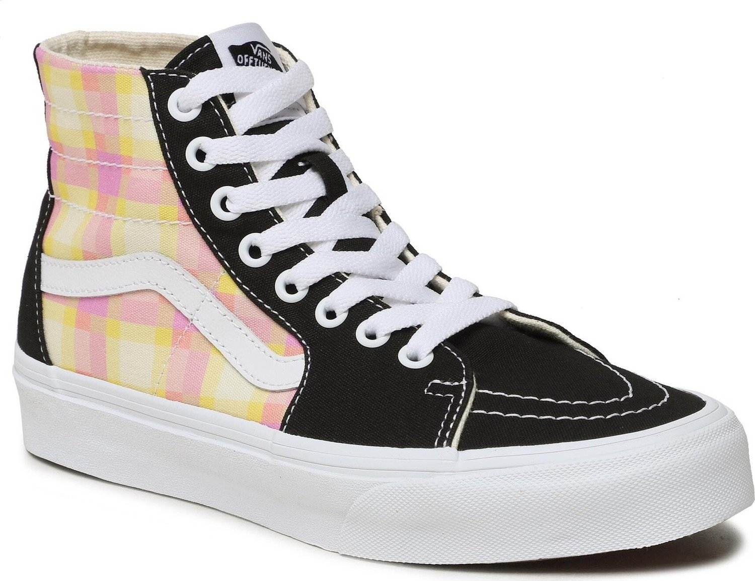 Sneakersy Vans Sk8-Hi Tapered VN0A5KRUGBX1 Pastel Picnic Pink Plaid