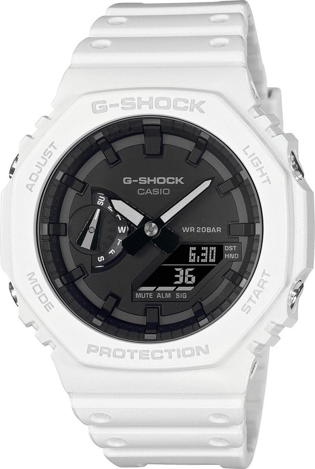 Hodinky G-Shock GA-2100-7AER White/White