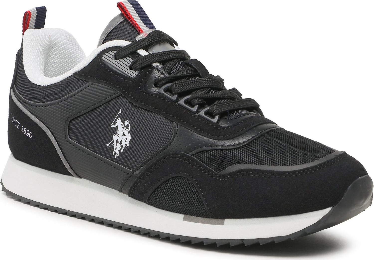 Sneakersy U.S. Polo Assn. Ethan ETHAN001 BLK-GRY01