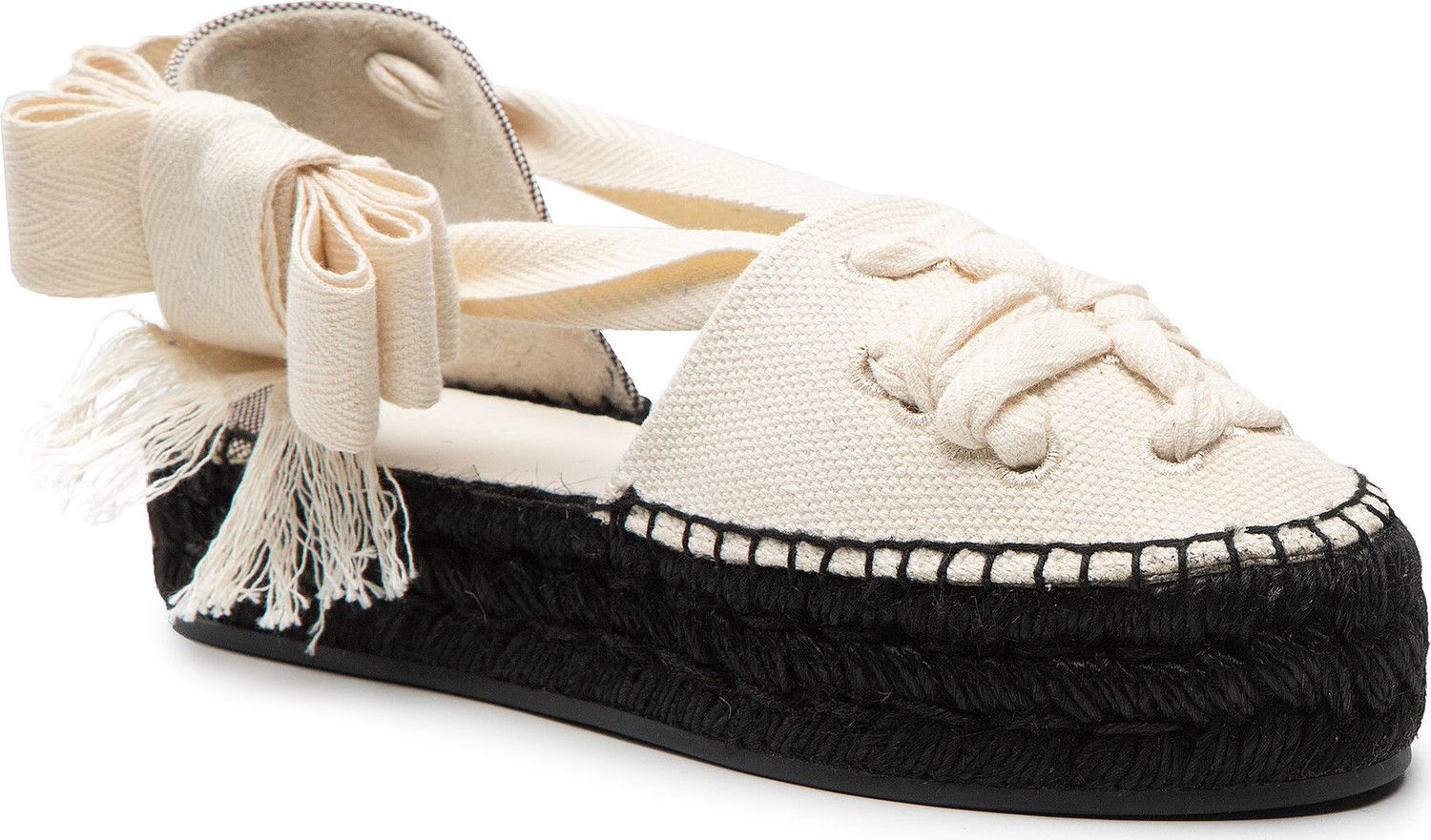 Espadrilky Tory Burch Woven Bouble T Espadrille 282 Natural/Natural
