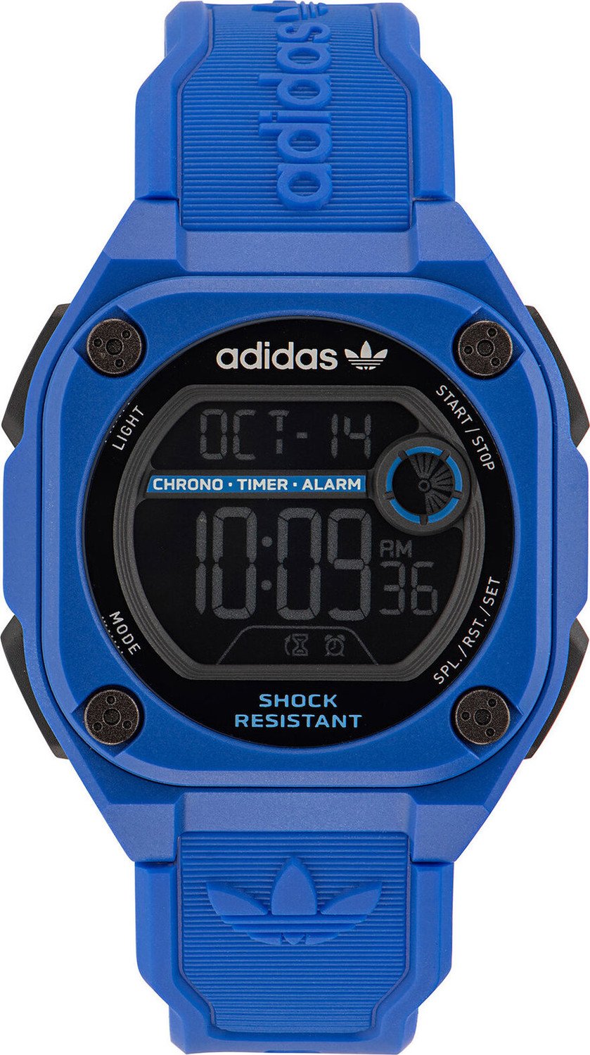 Hodinky adidas Originals City Tech Two Watch AOST23061 Blue