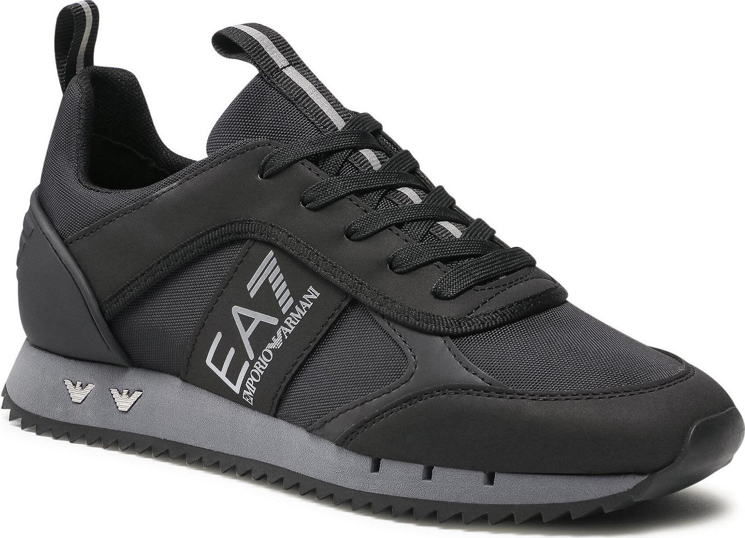 Sneakersy EA7 Emporio Armani X8X027 XK219 Q226 Black/Iron Gate/Silv