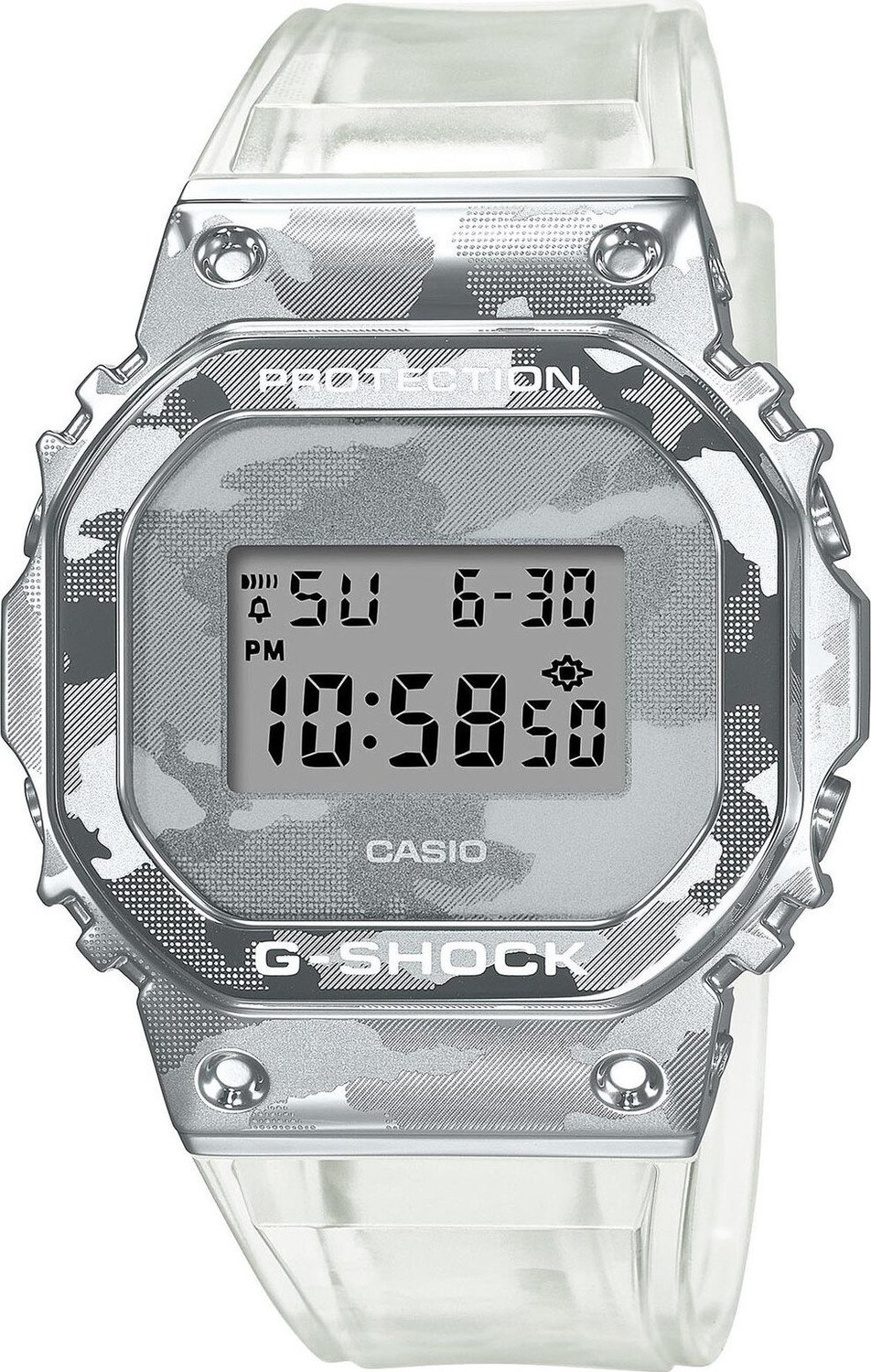 Hodinky G-Shock GM-5600SCM-1ER White/White
