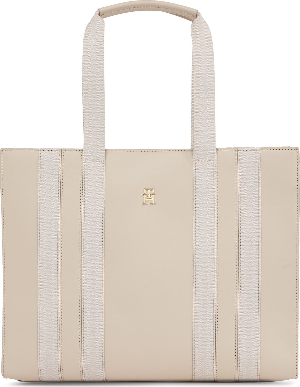 Kabelka Tommy Hilfiger Th Identity Med Tote AW0AW15569 Merino ABO