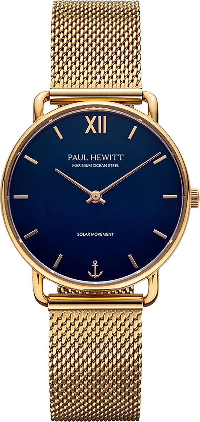 Hodinky Paul Hewitt PH-W-0315 Navy/Gold