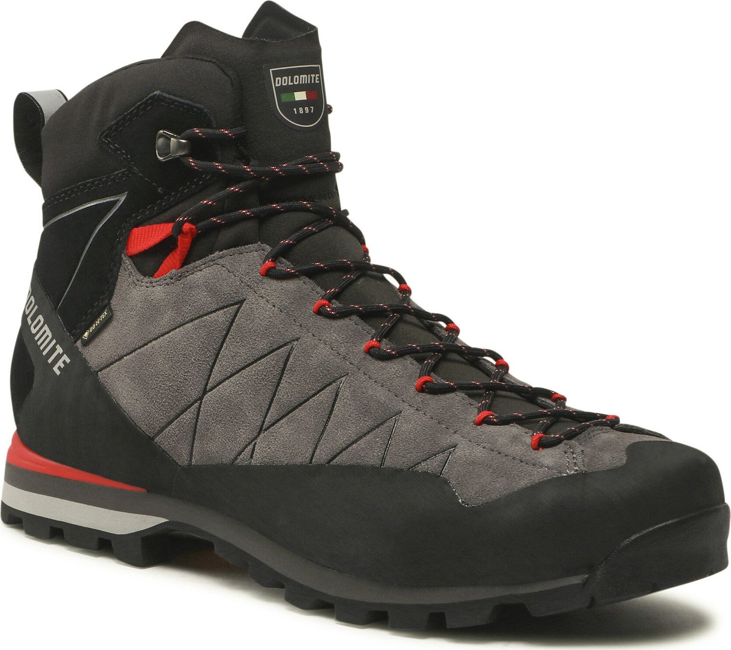 Trekingová obuv Dolomite Crodarossa Hi Gtx Ms GORE-TEX 289241-1227020 Gunmetal Grey/Fiery Red