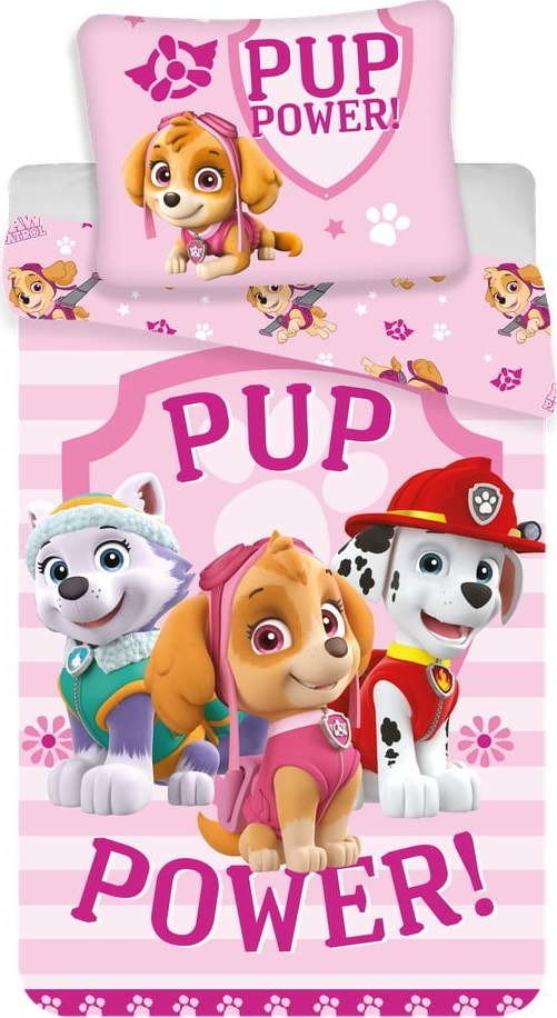 Bavlněné dětské povlečení na jednolůžko 140x200 cm Paw Patrol – Jerry Fabrics