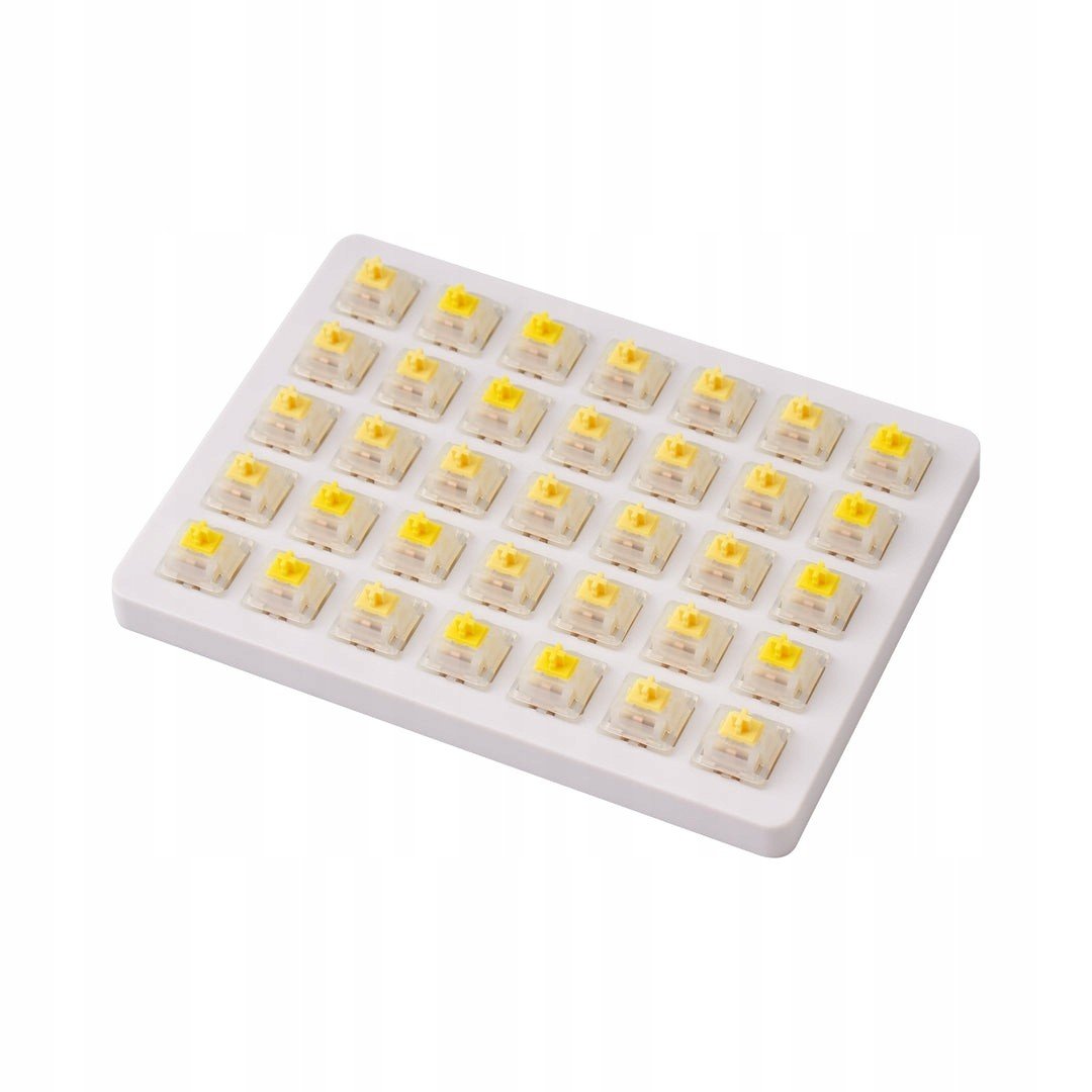 Gateron Switche pro Klávesnice Set Cap Milky-Yellow
