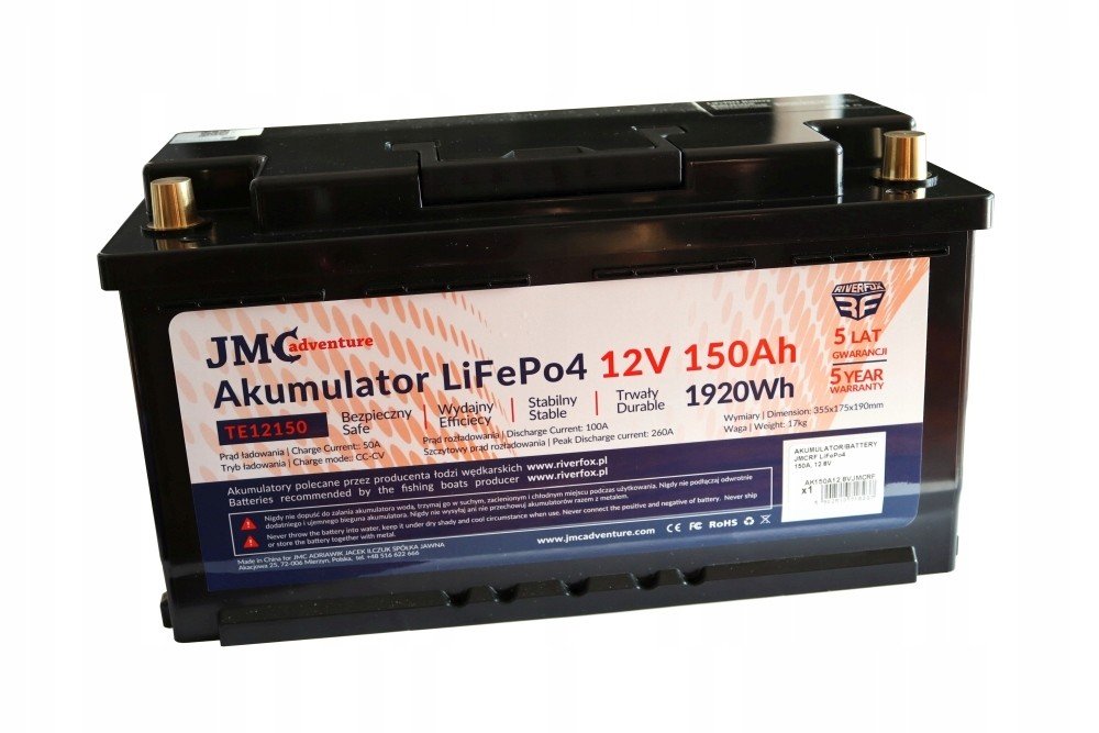 Jmc LiFePo4 150A, Záruka 12.8V 5 Let