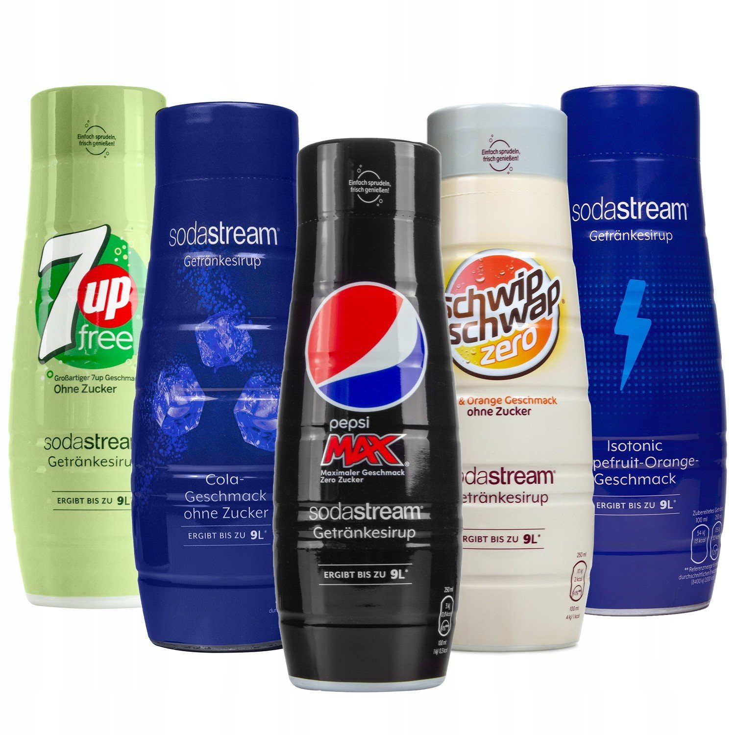 Zero Sirupy 7UP Pepsi Cola Koncentráty Sodastream