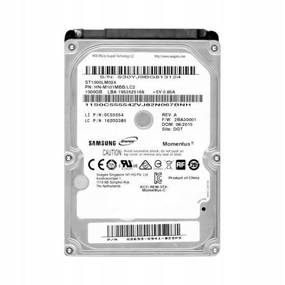pevný disk 1000GB 1TB Samsung ST1000LM024