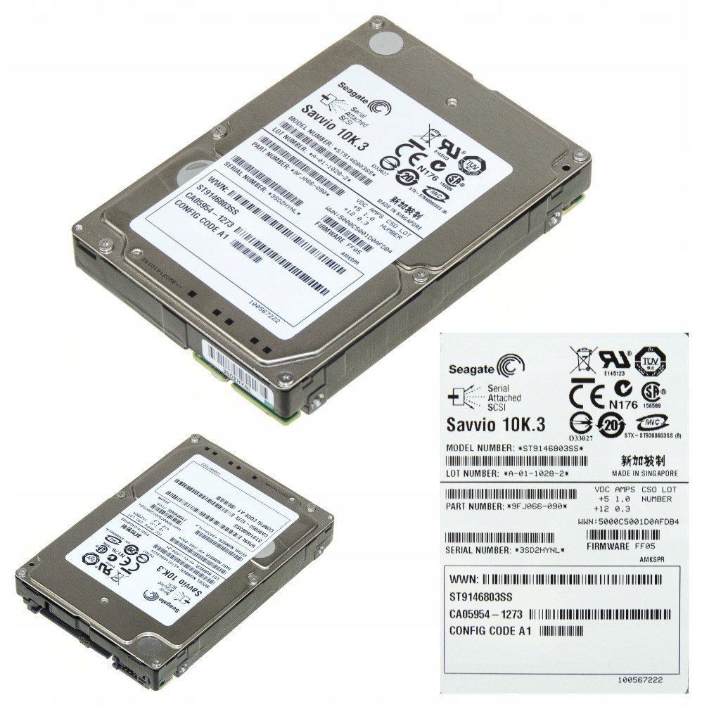 Fujitsu CA05954-1273 146 Gb 10 000 ot./min Sas 2.5