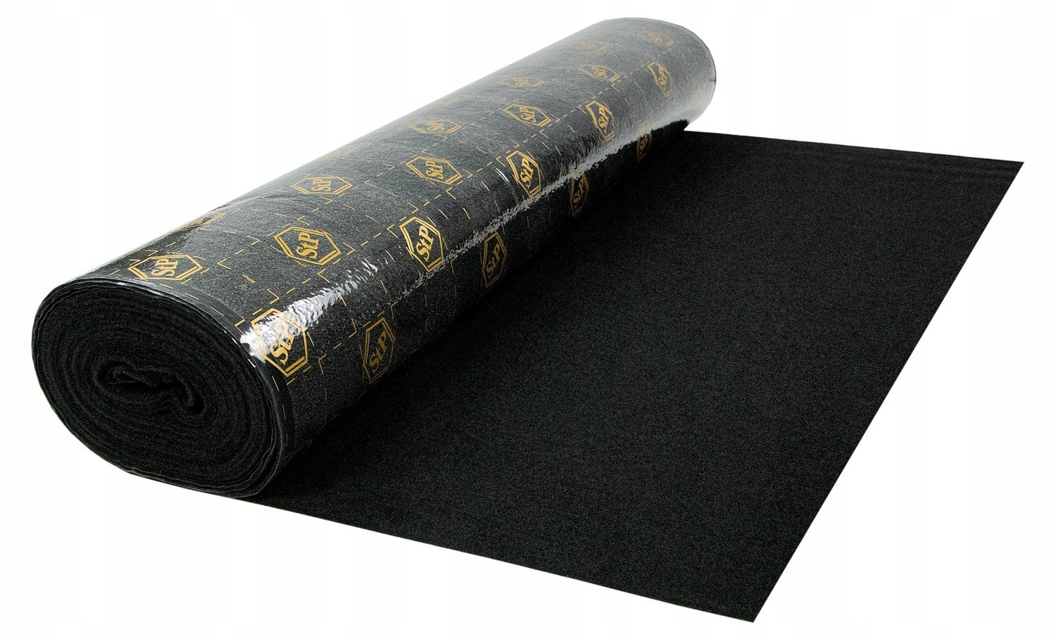 Samolepicí obložení černá plsť koberec 10m2