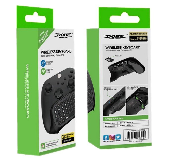 Klávesnice Pro Pad Xbox One S/x Series S/x Černá