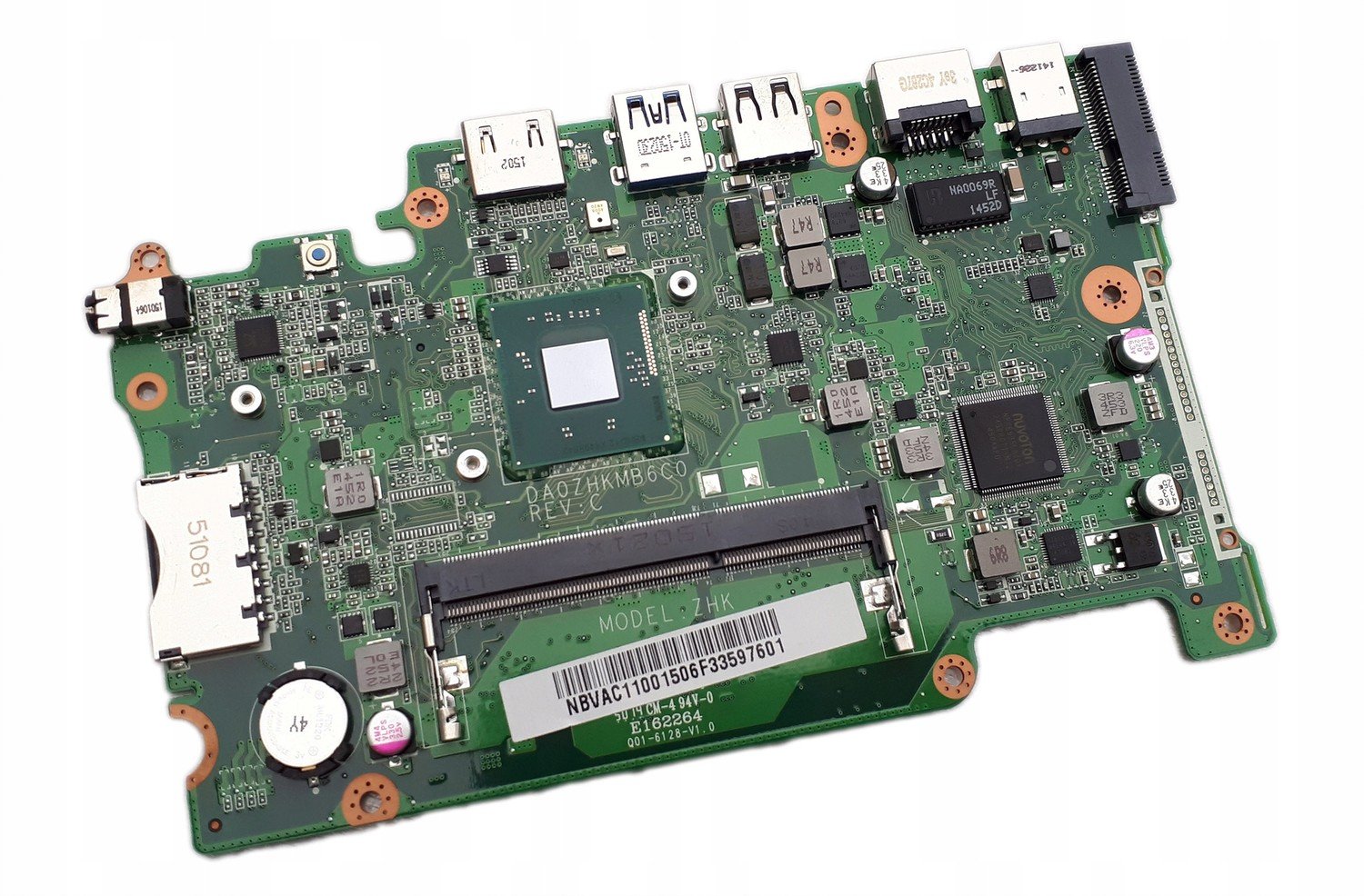 Základní Deska Acer Travelmate B115-M DA0ZHKMB6C0