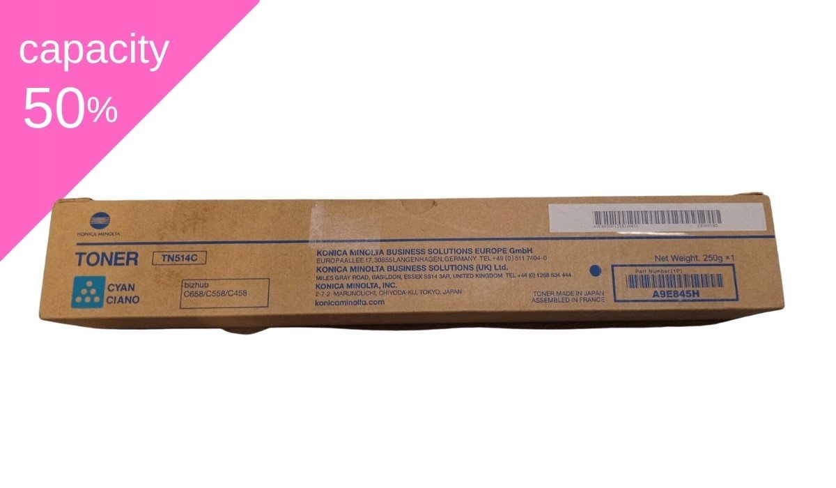 Toner Konica Minolta TN-514 A9E845H C C458 C558