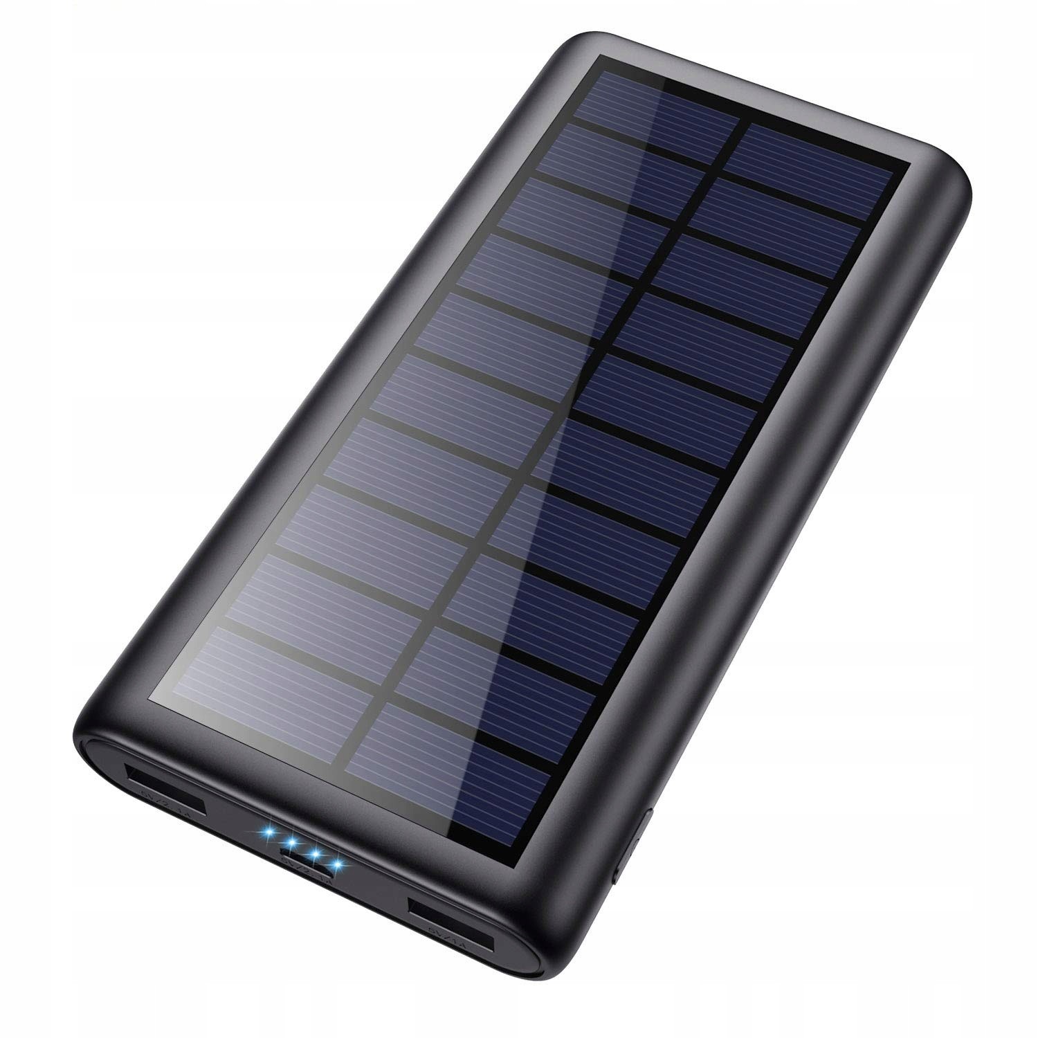 Powerbanka 26800 mAh solární nabíjení Led diody
