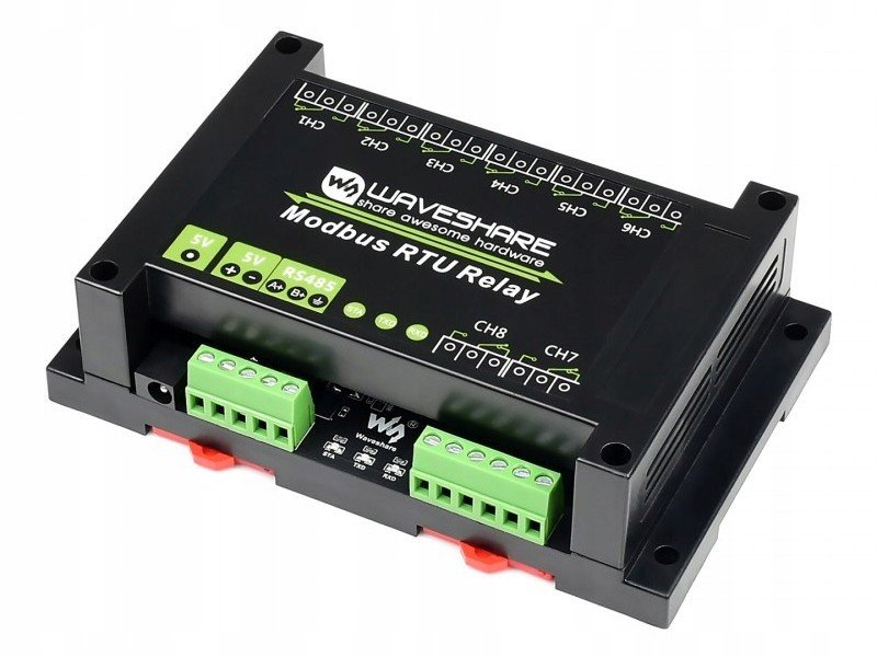 Modul s 8 relé RS485 Modbus Rtu