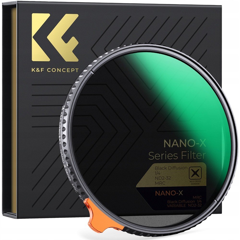 K&f Filtr Black Mist 1/4 ND2-ND32 72mm Nano X 8k