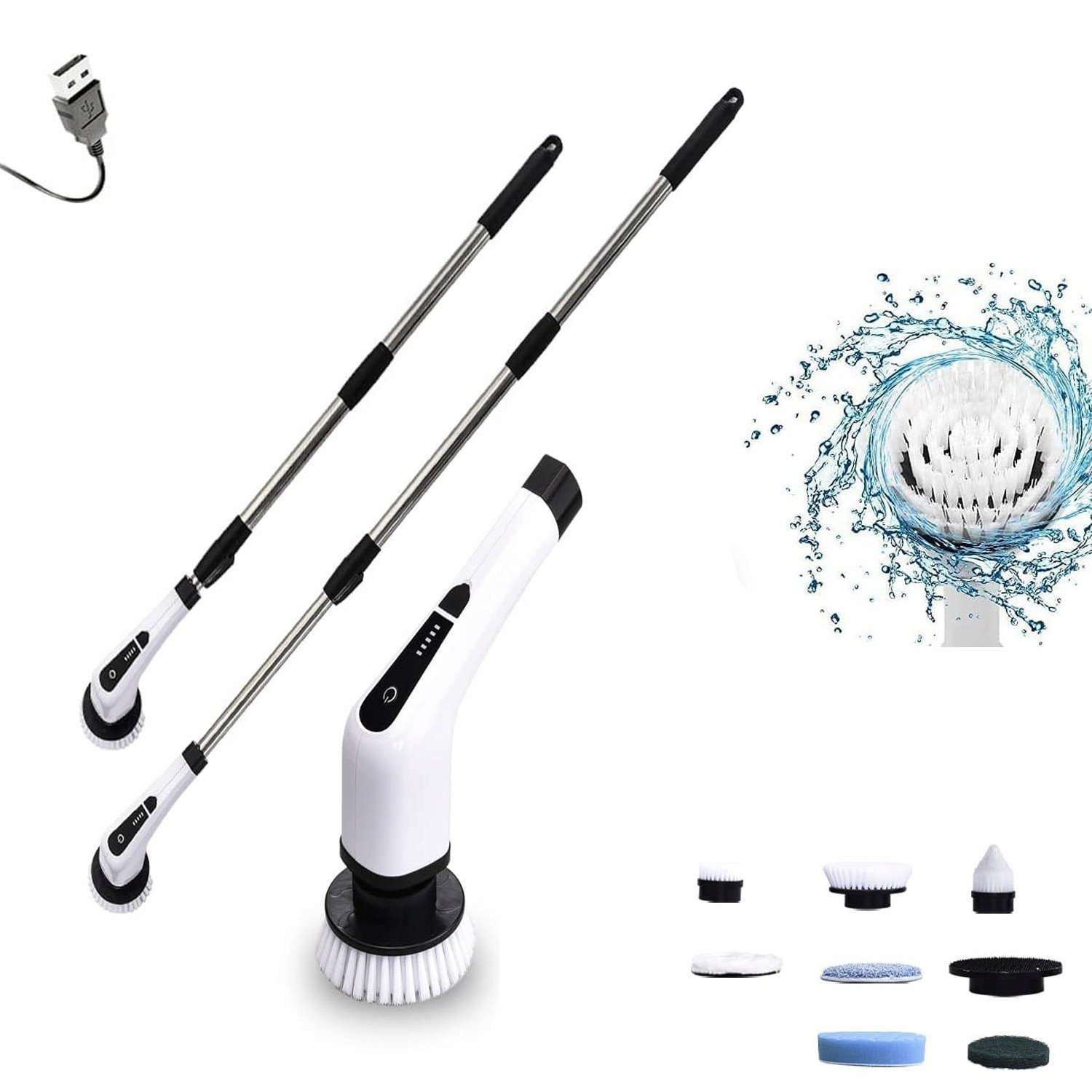 Elektrický Čisticí Kartáč Rukojeť Výkonná