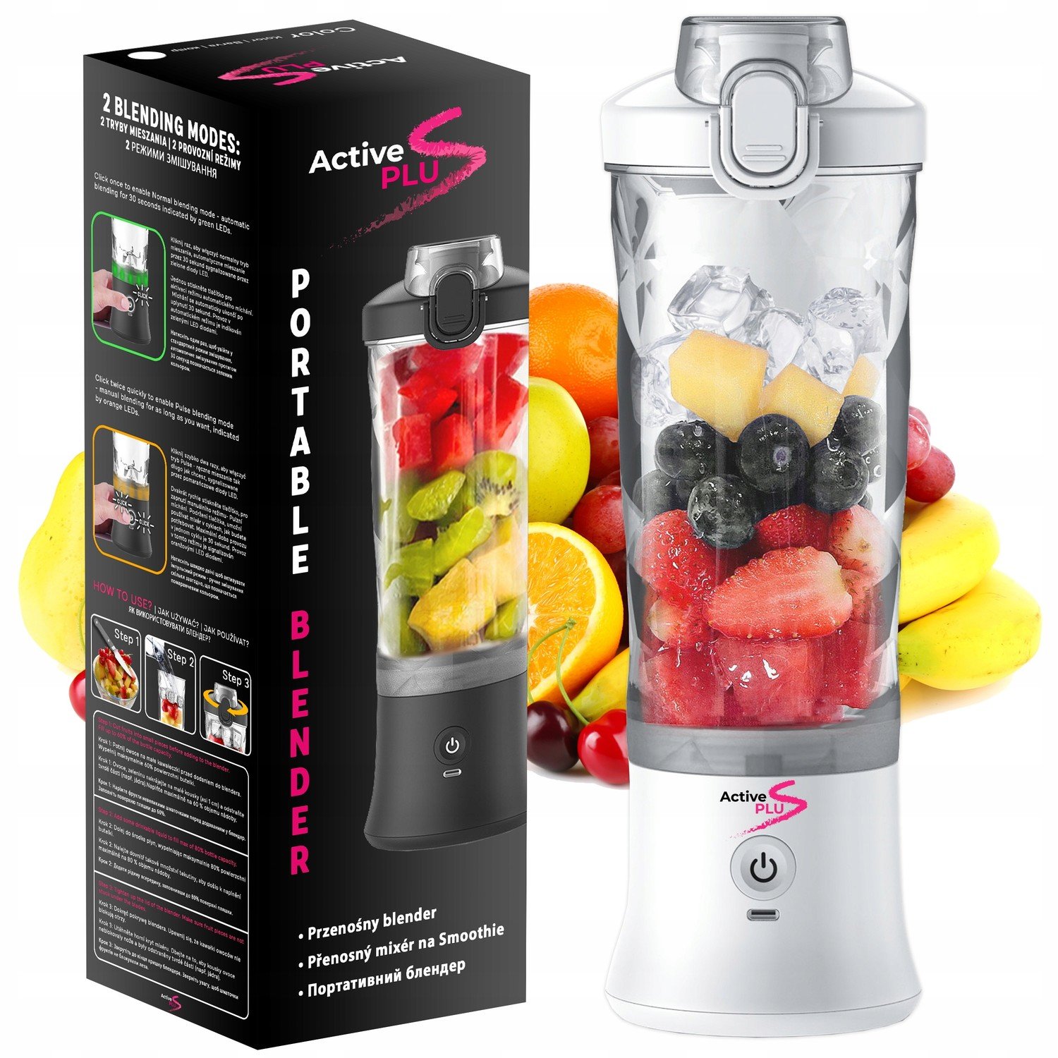 Originální mixér ActivePlus Bezdrátový 600ML