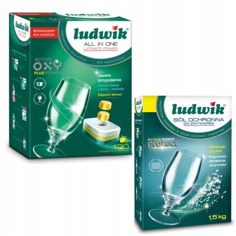 Sada Tablety Sůl Ludwik All In One Oxy 120ks