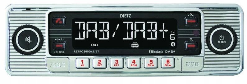 Dietz Retro 300DAB Bluetooth Dab autorádio