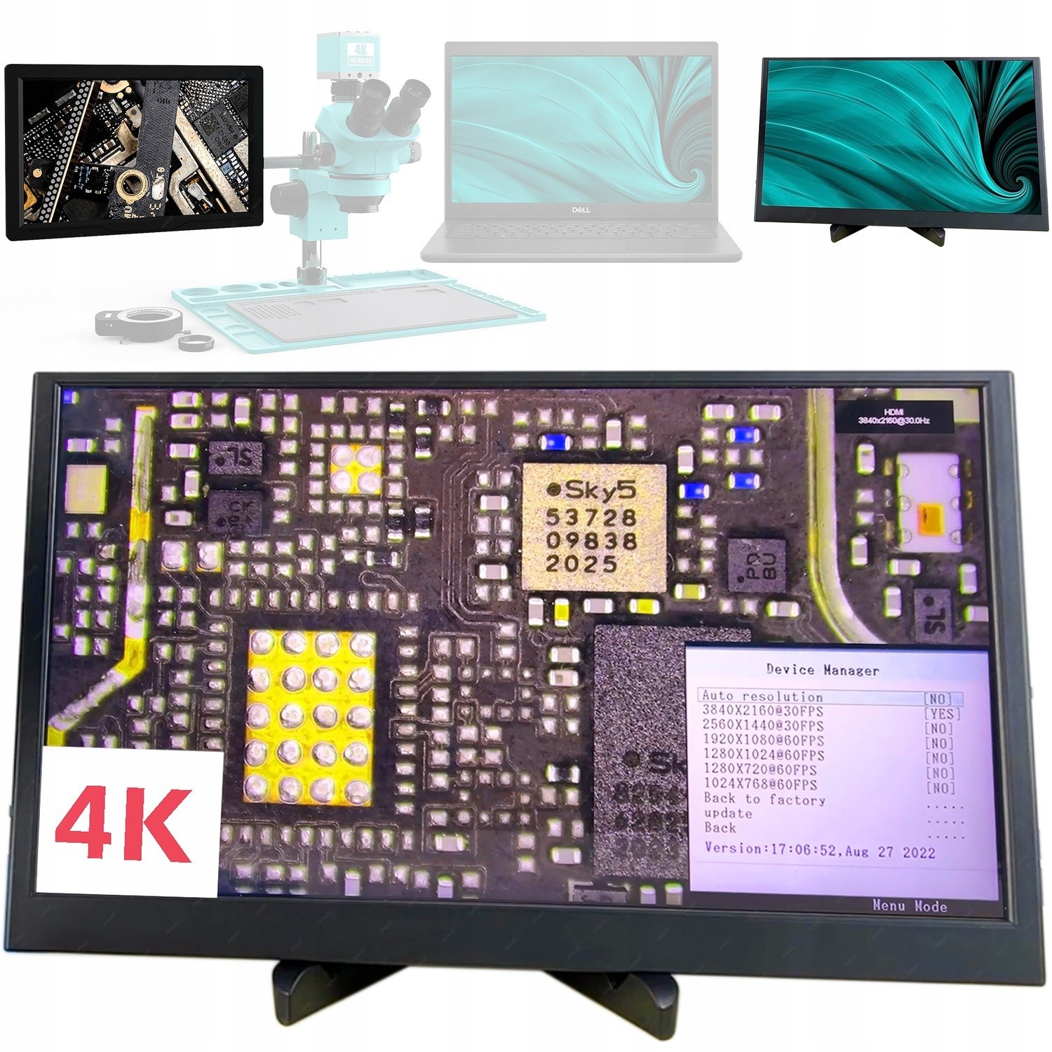 Přenosný Monitor 4K 15,6