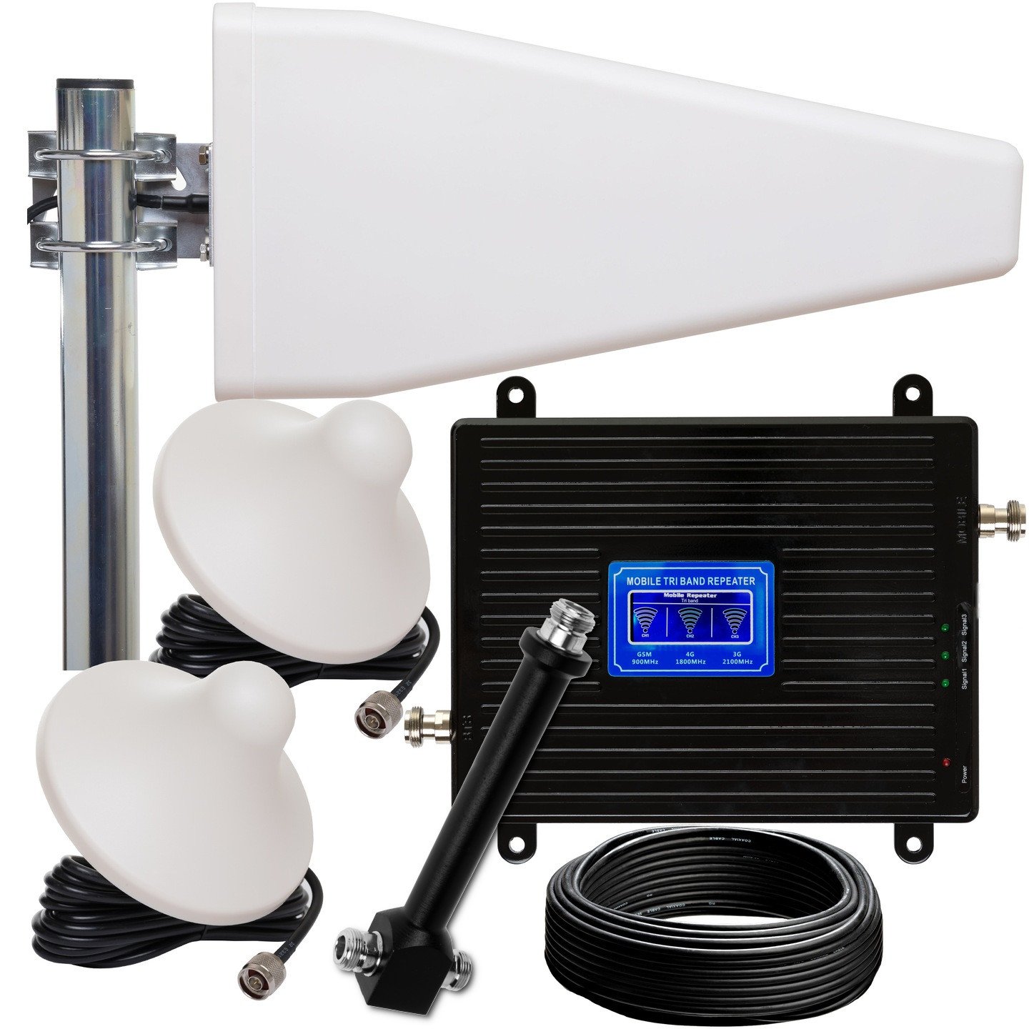 Zesilovač Signálu Sada Gsm 3G 4G Lte 3 Antény