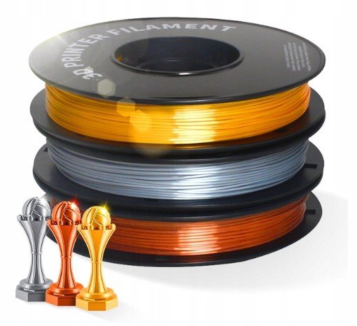 Filament Geeetech 3 x 0,5KG Metalické Pla 1,5kg