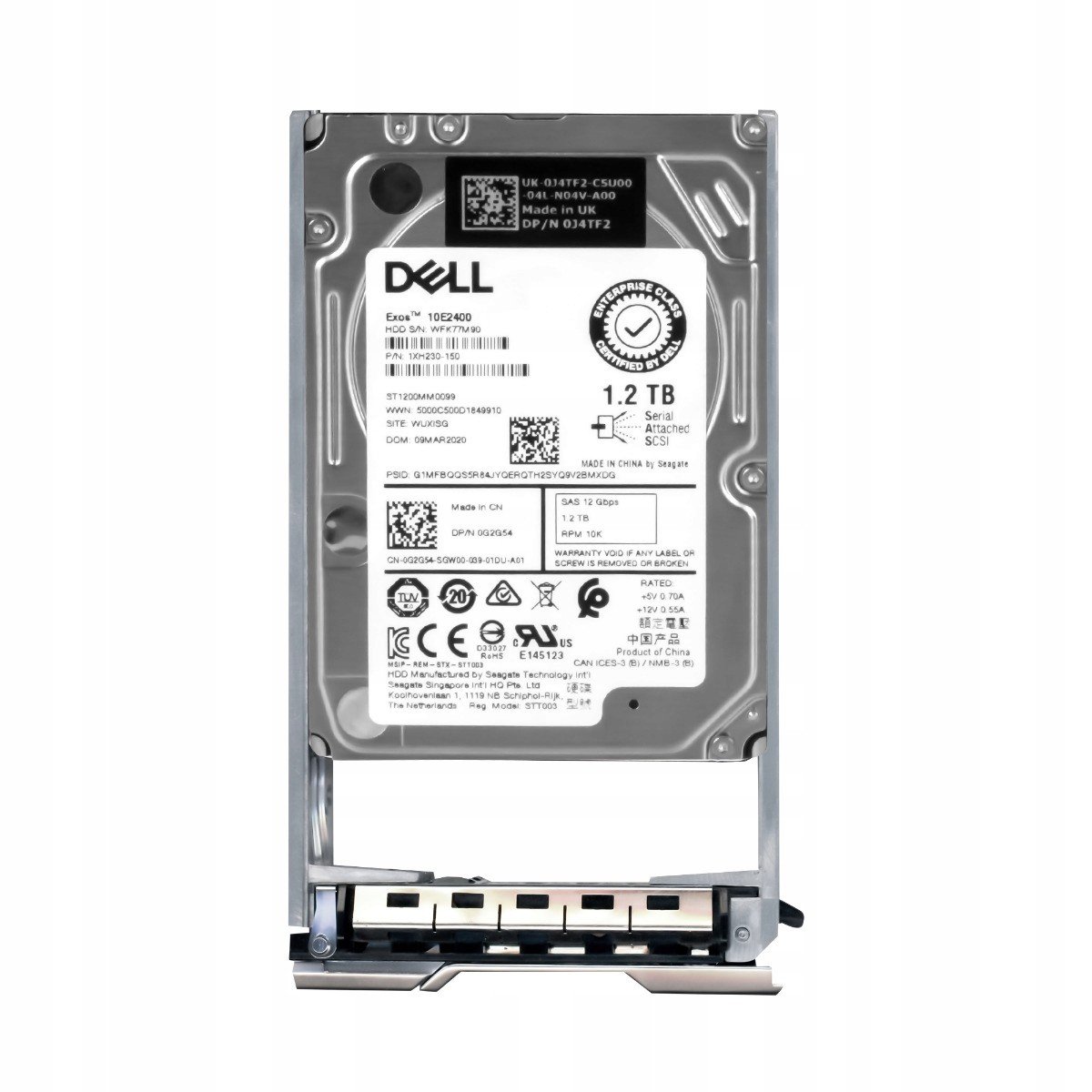 Dell 0G2G54 1,2TB 10K SAS-3 2,5'' ST1200MM0099